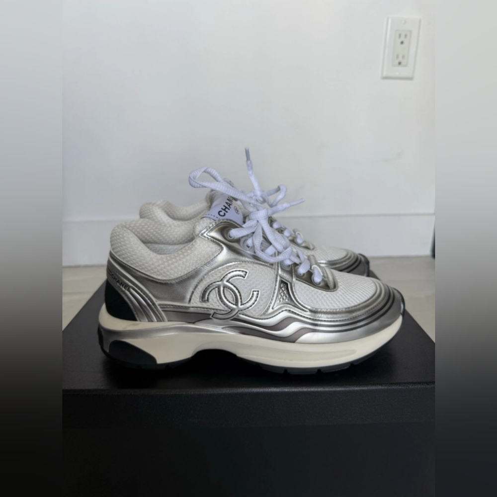 Chanel CC Logo Sneakers